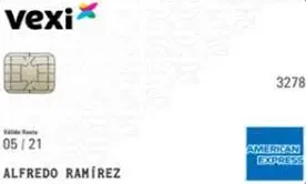 Tarjeta Vexi American Express